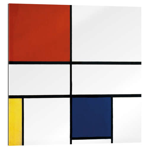 Galleritryck Composition C (No.III) with Red, Yellow and Blue