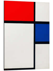 Magnettafel Komposition No. II, mit Rot und Blau, 1929