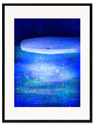 Ingelijste kunstdruk City dreams