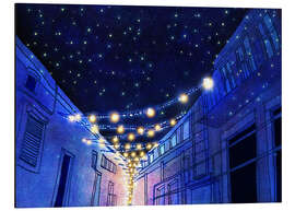 Magnettafel Nacht in der Stadt