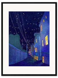 Framed art print Way home