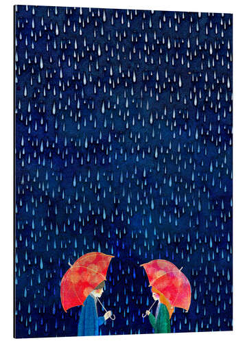 Quadro em alumínio Love is always there