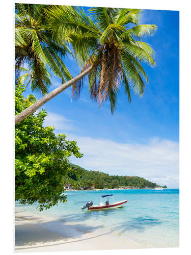 PVC print Beach vacation on a remote island in the tropics