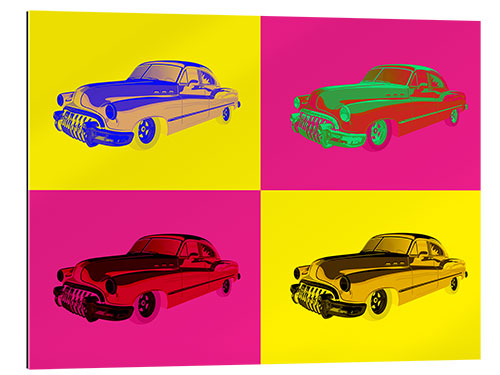 Tableau en plexi-alu Vintage car Pop art