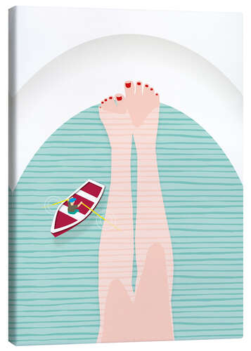 Canvas print Badewanne