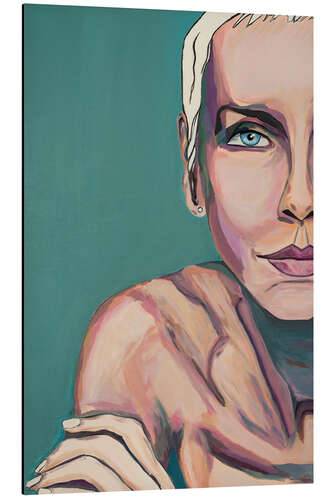 Tableau en aluminium Annie Lennox