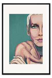 Gerahmter Kunstdruck Annie Lennox -Baby Talk to Me