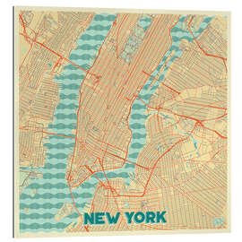 Galleriprint New York Map Retro