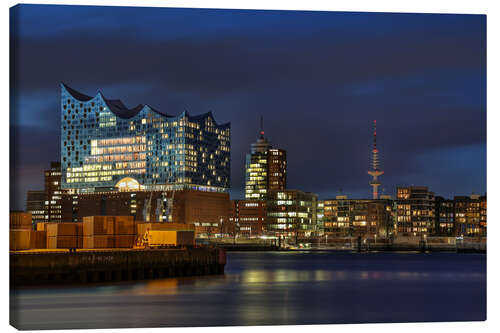 Canvastavla Hafencity with Elbphilharmonie