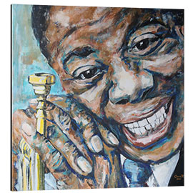 Aluminium print What a Wonderful World, Louis Armstrong