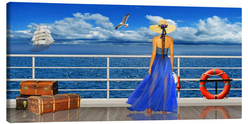 Canvas print On the dream ship