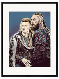 Plakat artystyczny premium w ramie Vikings
