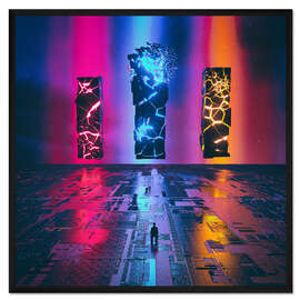 Gerahmter Kunstdruck FUBAR