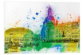 Foam board print The Frauenkirche in Dresden