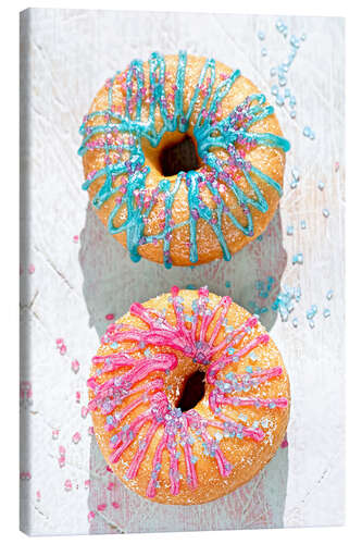 Canvas print Doughnuts icing