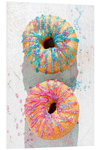 Foam board print Doughnuts icing