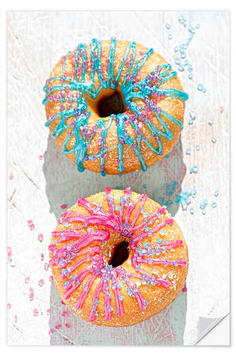 Selvklebende plakat Doughnuts icing