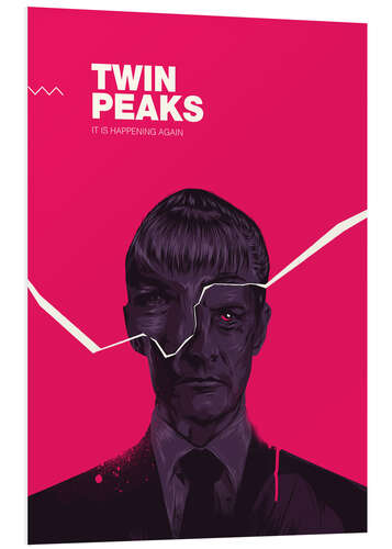 Foam board print Twin peaks