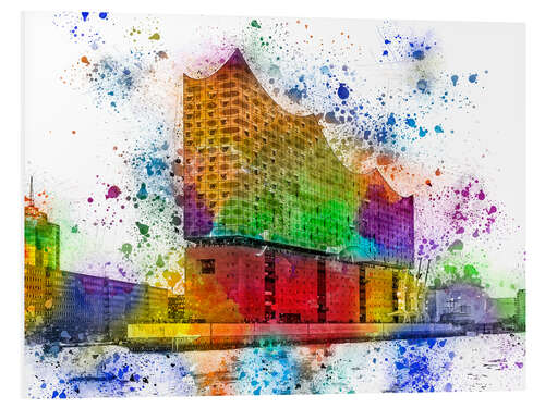 Tableau en PVC Hamburg Elbphilharmonie I