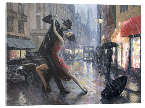 Acrylglas print Life is a Dance in The Rain II