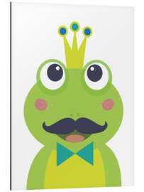 Cuadro de aluminio Frog with mustache