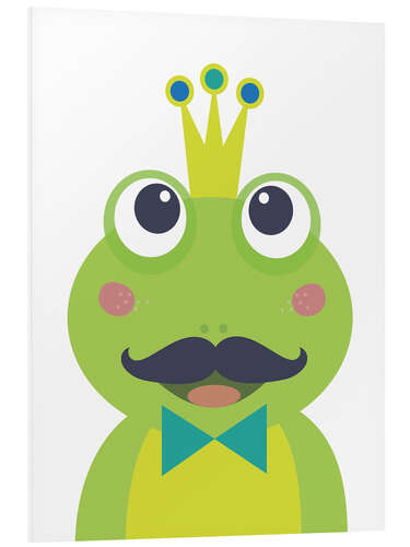 Bilde på skumplate Frog with mustache