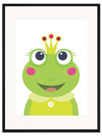 Gerahmter Kunstdruck Prinzessin Frosch