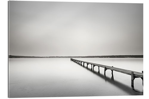 Gallery print Langer Steg monochrome to the horizon