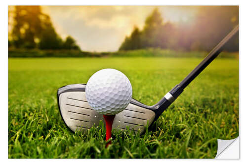 Autocolante decorativo Teeing off