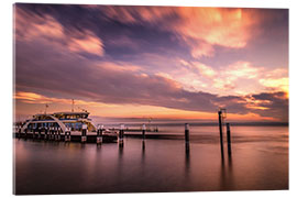 Acrylic print Bodensee Sunset II