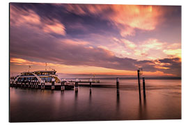 Aluminium print Bodensee Sunset II