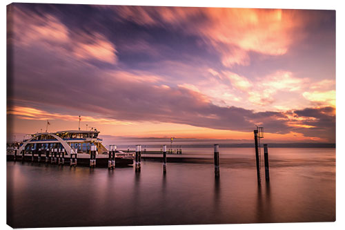 Canvas print Bodensee Sunset II