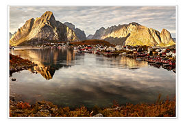 Wandbild  Norwegischer Fjord - Christian Möhrle