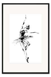Gerahmter Kunstdruck Ballett Pirouette