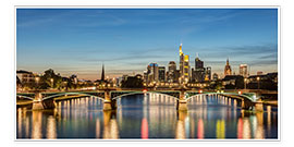 Plakat  Frankfurt Skyline - Michael Valjak