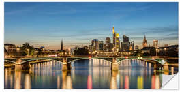 Naklejka na ścianę Frankfurt Skyline