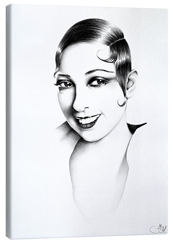 Lærredsbillede Josephine Baker