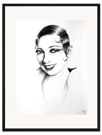 Gerahmter Kunstdruck Josephine Baker