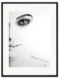 Gerahmter Kunstdruck Mila Kunis