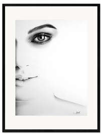 Gerahmter Kunstdruck Mila Kunis