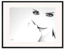 Gerahmter Kunstdruck Emma Watson
