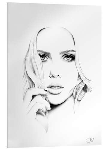 Quadro em plexi-alumínio Scarlett Johansson