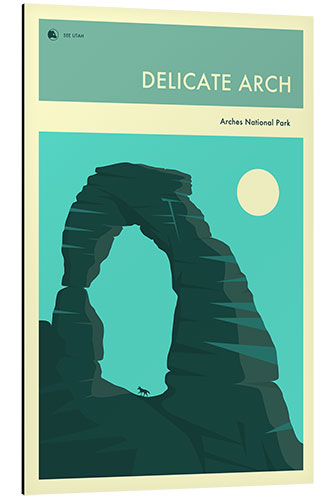 Aluminium print Delicate Arch