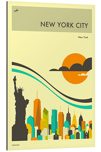 Obraz na aluminium NEW YORK CITY TRAVEL POSTER