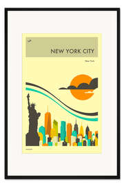 Gerahmter Kunstdruck NEW YORK CITY