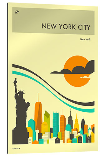 Galleritryk NEW YORK CITY TRAVEL POSTER