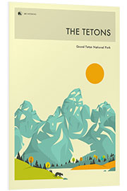 Foam board print GRAND TETON NATIONAL PARK POSTER