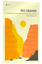 Akrylbilde BIG BEND NATIONAL PARK POSTER