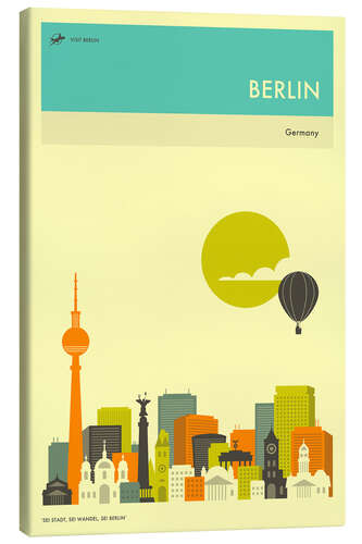 Quadro em tela BERLIN TRAVEL POSTER