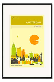 Gerahmter Kunstdruck AMSTERDAM